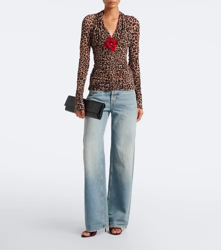 Blumarine Top de jersey estampado - Blumarine - Modalova