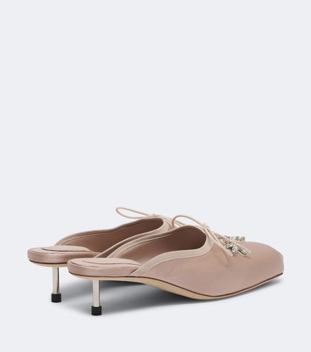Embellished satin mules - Simone Rocha - Modalova