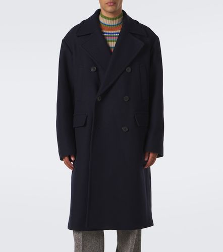 Double-breasted wool-blend coat - Dries Van Noten - Modalova