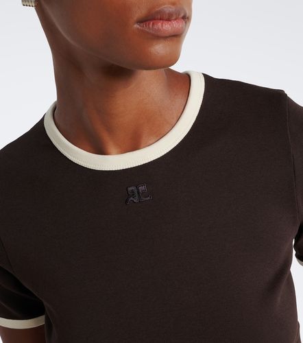 Courrèges Camiseta de jersey de algodón - Courreges - Modalova
