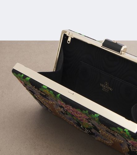 Clutch Berthe de jacquard adornado - Valentino Garavani - Modalova
