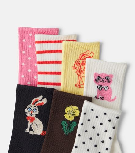 Set de 7 calcetines en mezcla de algodón - Mini Rodini - Modalova