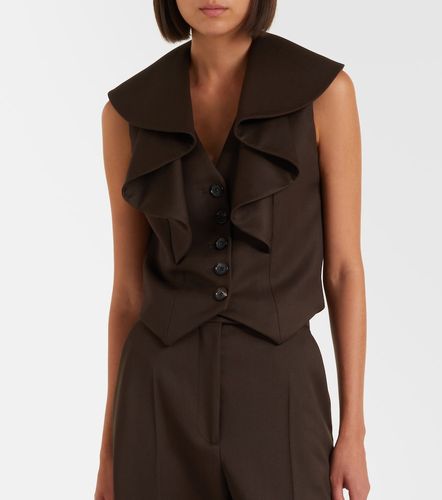 McQueen Gilet in lana con volant - McQueen - Modalova