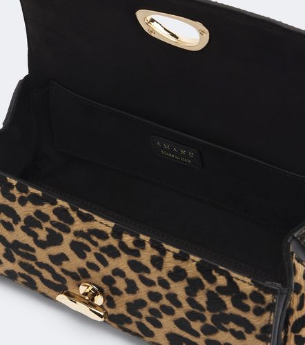 Clutch Tanzania de piel estampado - Amanu - Modalova