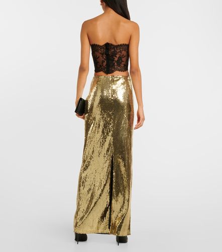 Gonna lunga con paillettes - Dolce&Gabbana - Modalova