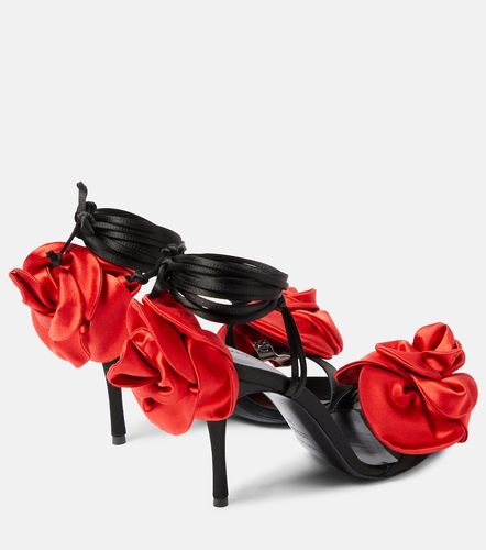 Sandali slingback in satin - Magda Butrym - Modalova