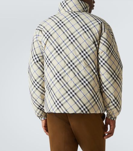 Check reversible down jacket - Burberry - Modalova