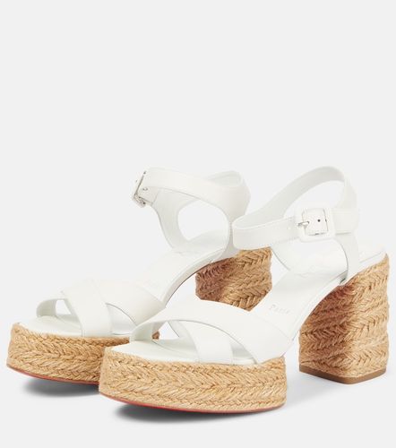 Calakala 70 leather espadrilles - Christian Louboutin - Modalova