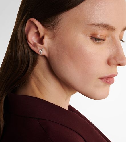 Serti Sur Vide 18kt white gold single earring with diamonds - Repossi - Modalova