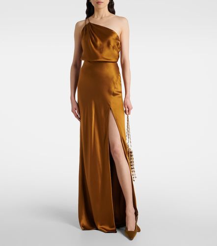 Asymmetric silk satin maxi skirt - The Sei - Modalova