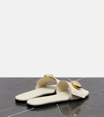 Loewe Pebble leather slides - Loewe - Modalova