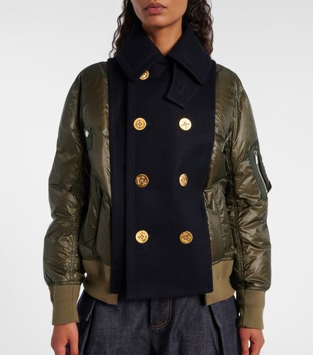 Sacai Double-breasted down jacket - Sacai - Modalova