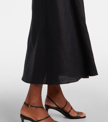 Faithfull Midikleid aus Leinen - Faithfull - Modalova