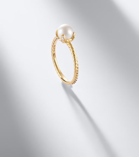 Anello Pearl Classics in 18kt con perla d'acqua dolce e diamanti - David Yurman - Modalova