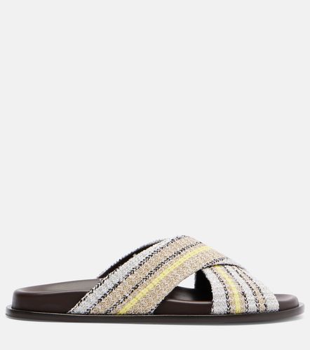 Sandali Viola in lamé a righe - Missoni - Modalova