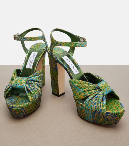 Heloise brocade platform sandals - Jimmy Choo - Modalova