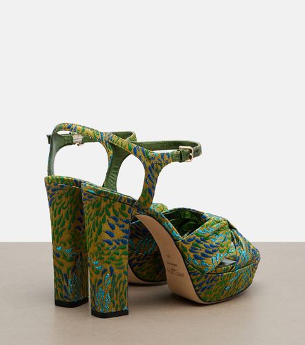 Sandali platform Heloise in broccato - Jimmy Choo - Modalova