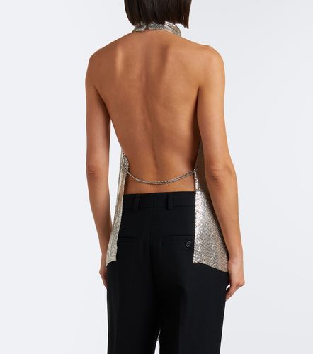 Top asimétrico de cota de malla - Stella McCartney - Modalova