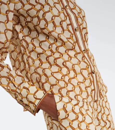 Camicia in ramiè con stampa - Zimmermann - Modalova