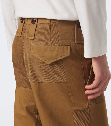 Patchwork cotton wide-leg pants - Junya Watanabe - Modalova