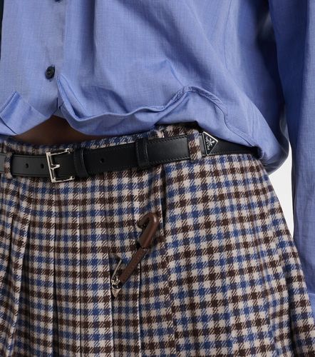 Prada Logo leather belt - Prada - Modalova
