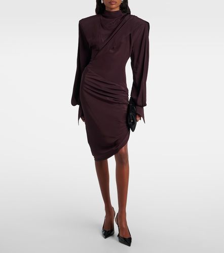 Mugler Draped asymmetric minidress - Mugler - Modalova