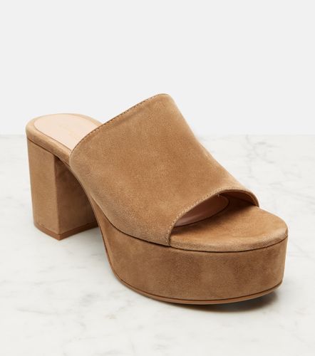 Mules con plataforma de ante - Gianvito Rossi - Modalova