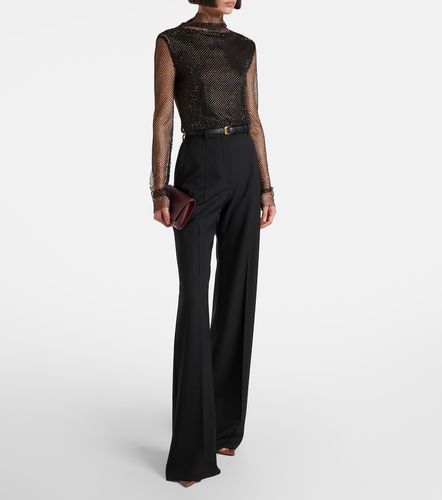 Gerarda embellished mesh top - Sportmax - Modalova