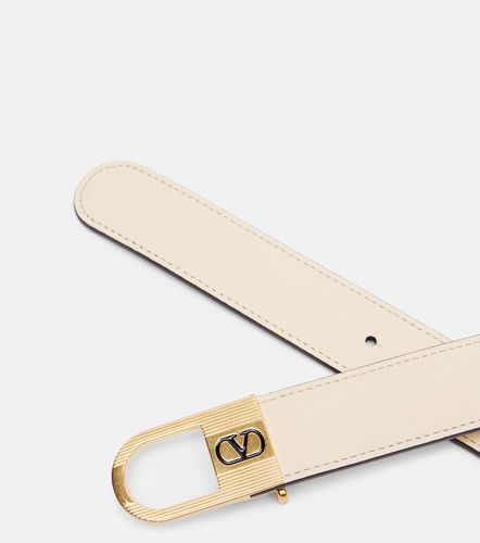 VLogo leather belt - Valentino Garavani - Modalova