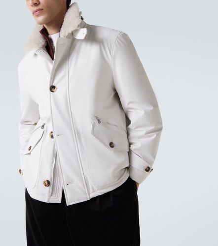 Jacke mit Shearling - Brunello Cucinelli - Modalova