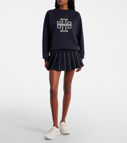 Logo cotton jersey sweatshirt - Tory Burch - Modalova