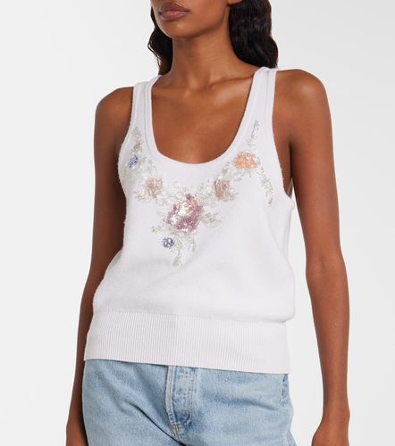 Sequined wool and cashmere top - Rabanne - Modalova