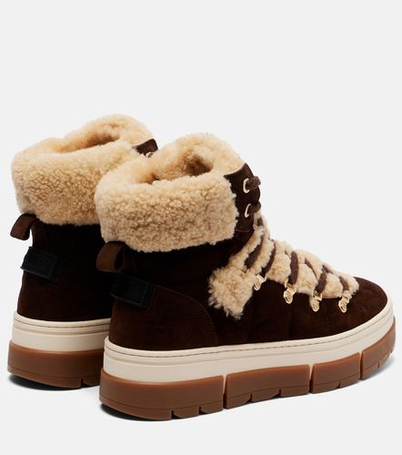 Stivaletti Vaduz in suede e shearling - Bogner - Modalova