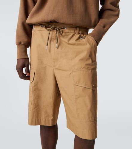 Shorts cargo in popeline di cotone - Moncler - Modalova