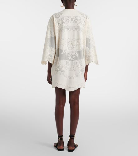 Abito corto Solara in misto cotone con ricamo - Isabel Marant - Modalova
