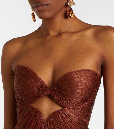 Rachel draped silk muslin bustier gown - Maria Lucia Hohan - Modalova