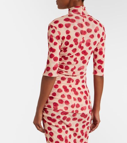 Printed mesh T-shirt - Stella McCartney - Modalova
