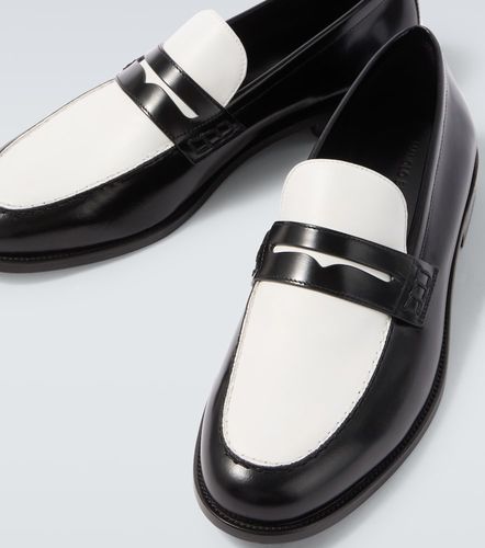Perry leather penny loafers - Manolo Blahnik - Modalova