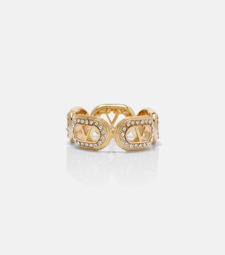 Ovalette SwarovskiÂ®-embellished ring - Valentino - Modalova