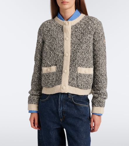 Cárdigan en mezcla de lana y alpaca - Moncler - Modalova