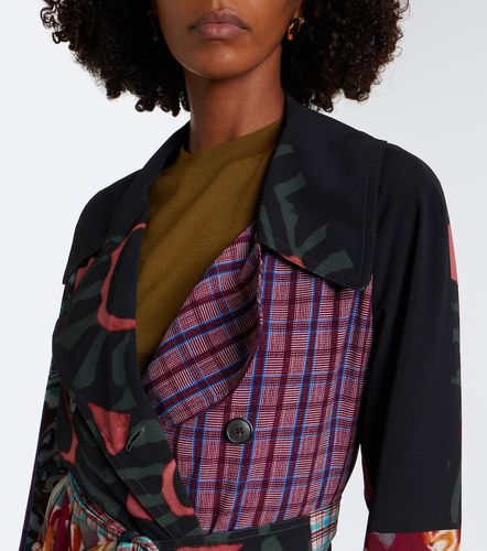 Abrigo envolvente estampado - Dries Van Noten - Modalova