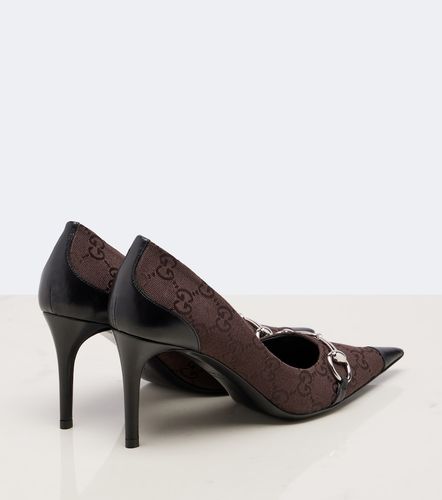 Pumps Donna aus GG-Canvas mit Leder - Gucci - Modalova