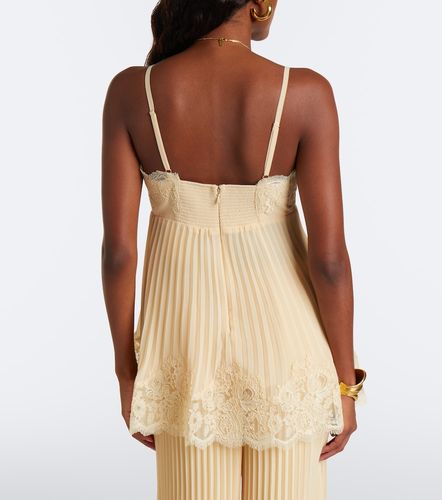 Zimmermann Top in chiffon con pizzo - Zimmermann - Modalova