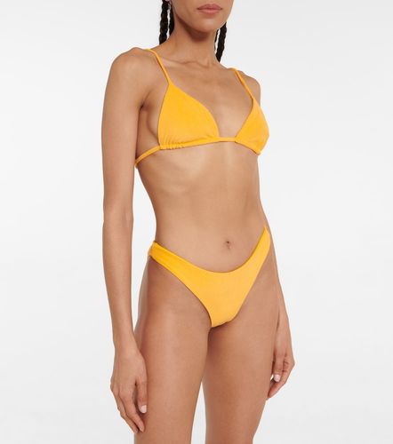 Via terry triangle bikini top - Jade Swim - Modalova