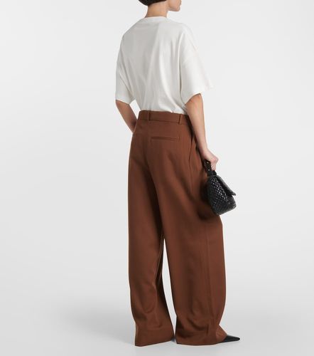 Low-rise wool wide-leg pants - Wardrobe.NYC - Modalova