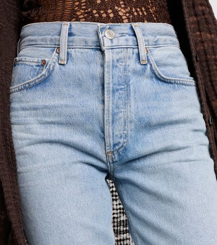 Jeans regular Riley a vita alta cropped - Agolde - Modalova