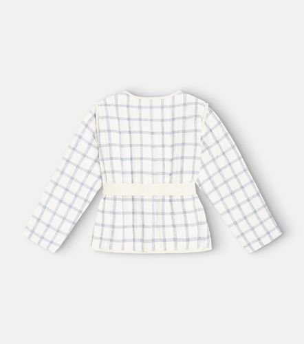 Chaqueta Teliani a cuadros bordada - Louise Misha - Modalova