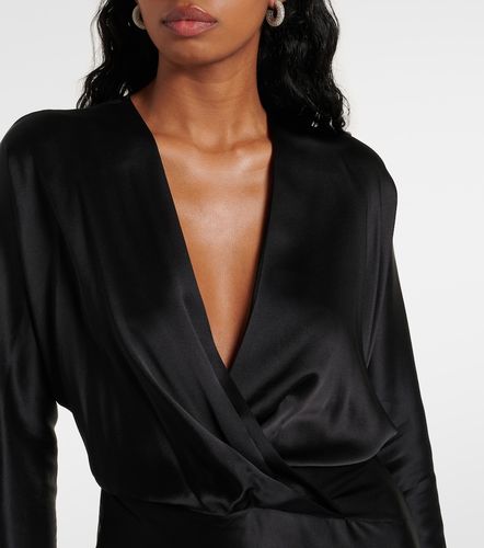The Sei Silk satin wrap minidress - The Sei - Modalova