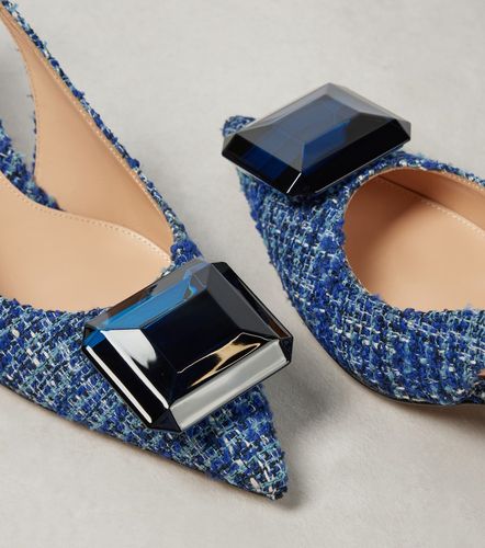 Jaipur 55 boucle slingback pumps - Gianvito Rossi - Modalova