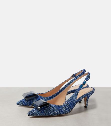 Pumps slingback Jaipur 55 in bouclé - Gianvito Rossi - Modalova